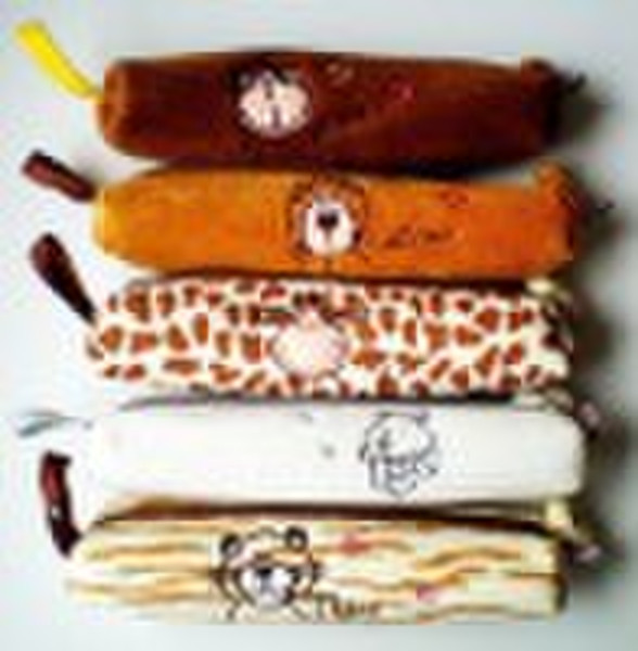 plush animals pencil case, stuffed animals pencil