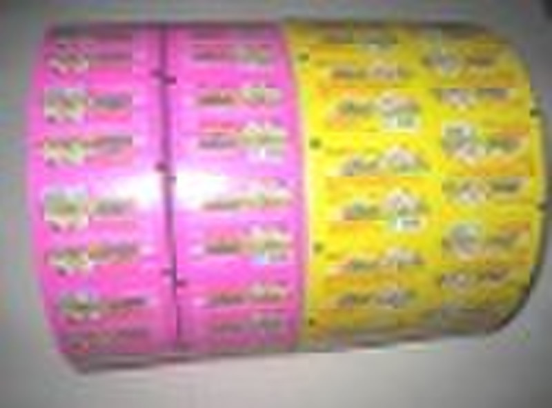 chewing gum packaging paper