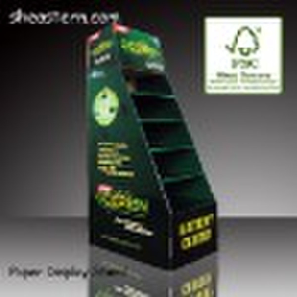 floor paper display stand