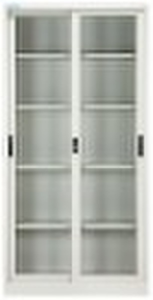 Glass sliding door cabinet