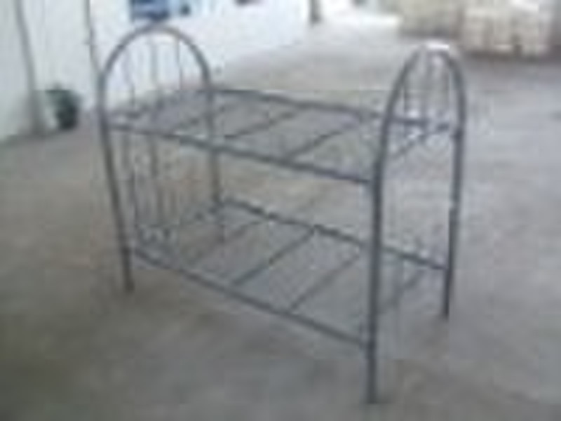 steel double bed