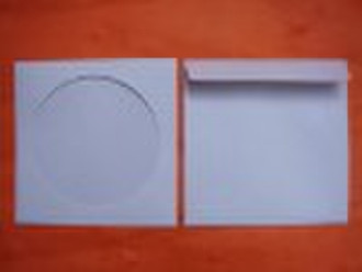 white CD paper envelope