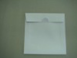 white paper CD sleeve