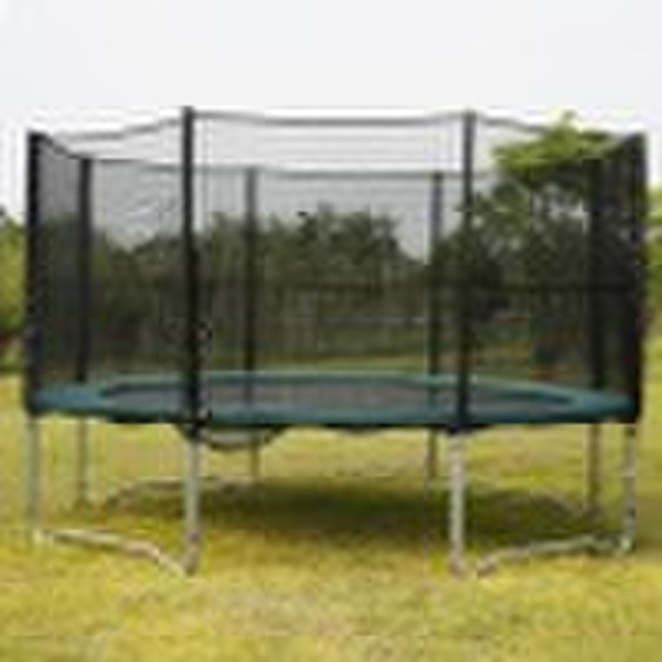 6F-16F trampoline with enclosure