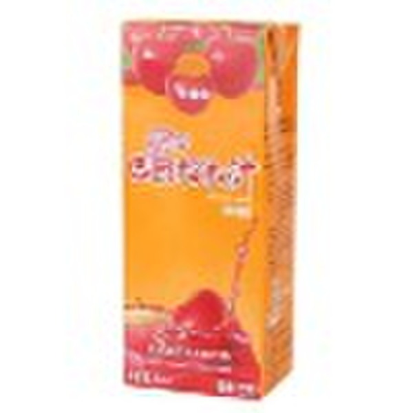 cherry juice brick-type box