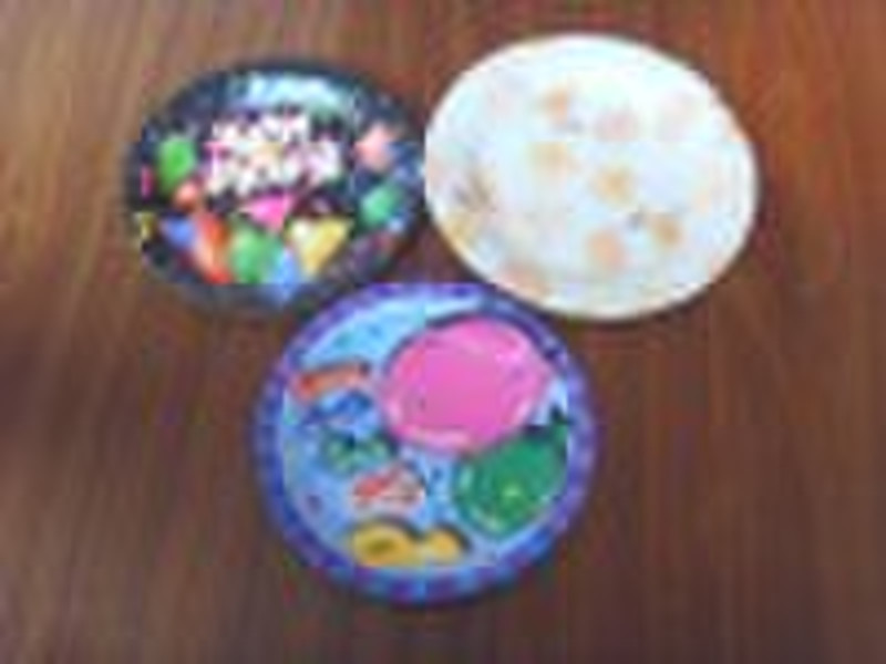 disposable  degradable paper plate for party