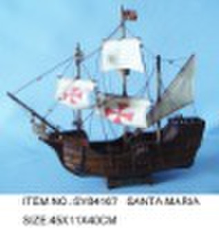 NAUTICAL DECORATION MODEL SAILING BOAT / MODEL BOA