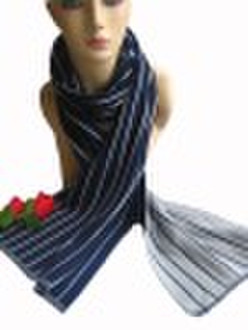 new designed acrylic stripe scarf(10-4219)