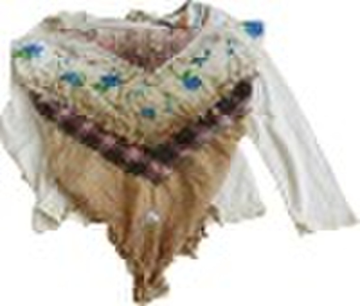 cotton triangle scarf for women (ACCO-10-4052)