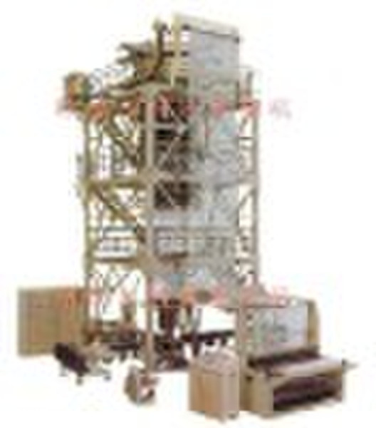 top rotated 3 layers film blowing machine