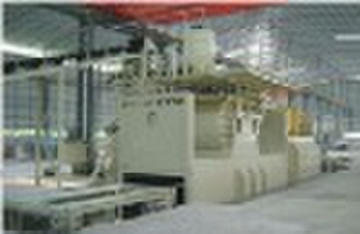 Artificial marble block production line