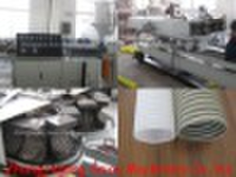 PVC Double Wall Corrugated Pipe Extrusion  Line