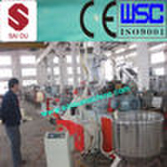 PA/PE/PP/PVC single wall corrugated pipe extrusion