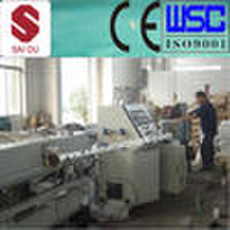 PE double wall corrugated pipe extrusion line