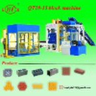 QT10-15 automatic concrete block making machine