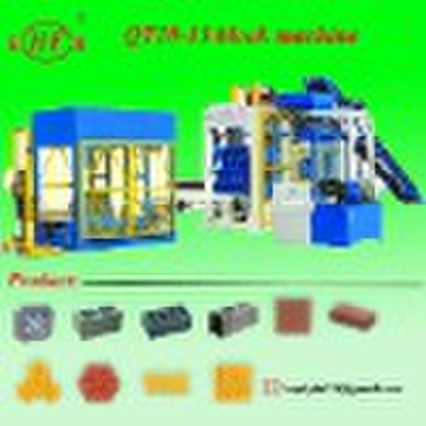 QT10-15 automatic concrete block making machine