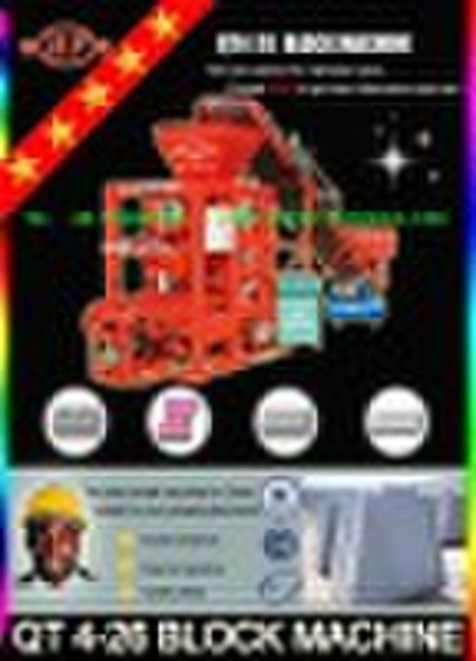 QT4-26 brick mold machine