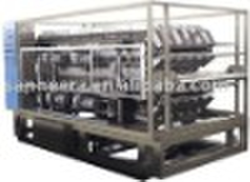 Plastic glazed tile production line