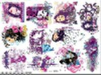 Offset heat transfer paper