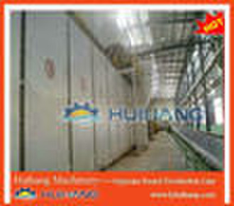 Paper faced gypsum board production line