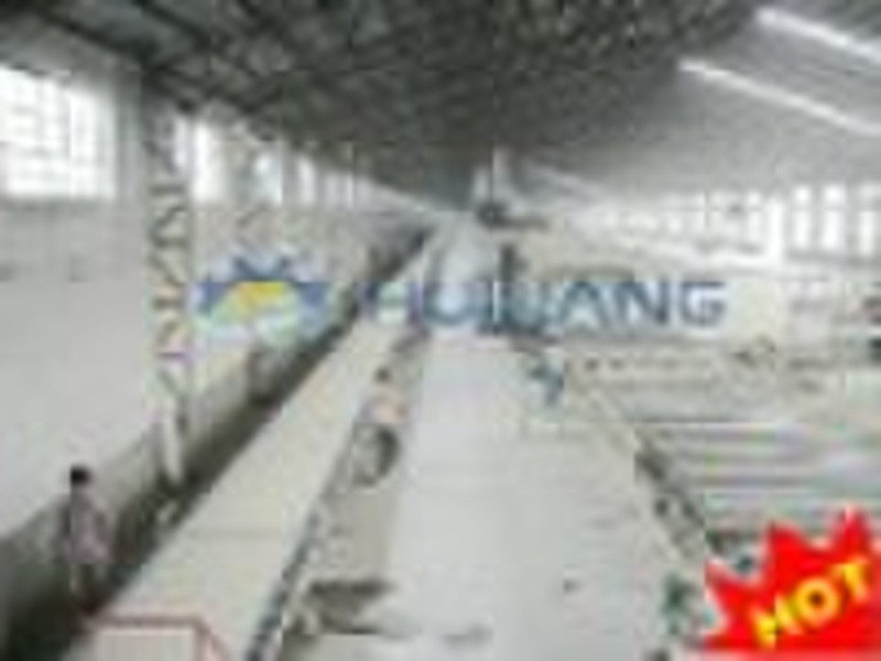 Paper faced plasterboard production line machine