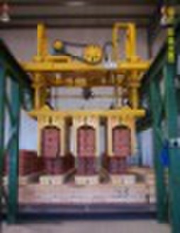 Brick making machine (automatic brick unloading sy