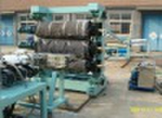 PVC wide floor leather extrusion line