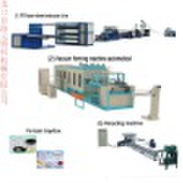 hot selling green fast food box production line