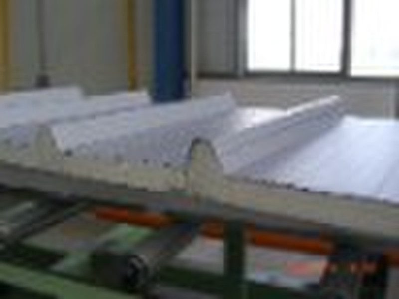 PU sandwich panel line - PU sandwich panel(roof)