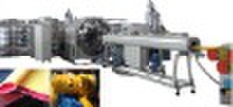 Dual-color PVC layflat irrigation hose production