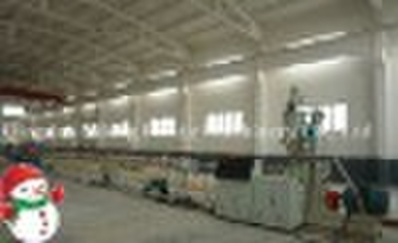 PP plastic pipe extruding production line--plastic
