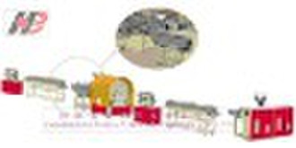 PVC glass-fiber reinforced pipe production line