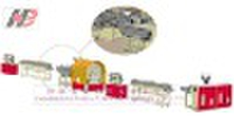 PVC glass-fiber reinforced pipe production line