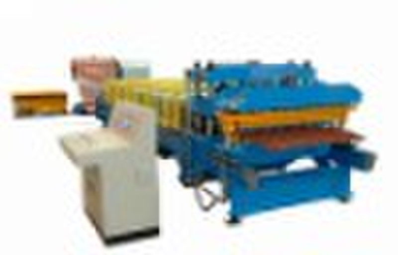 Colored tile Forming Machine