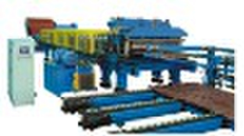 Colored tile forming machine