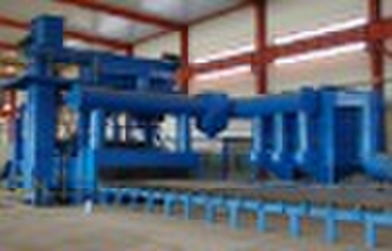 steel plate shot blasting machine