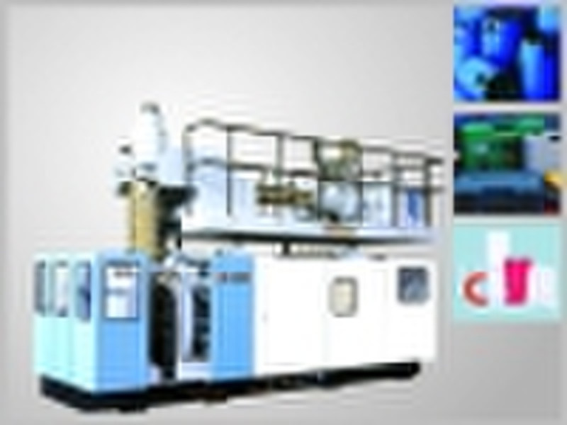 Automatic extrusion blow molding machine