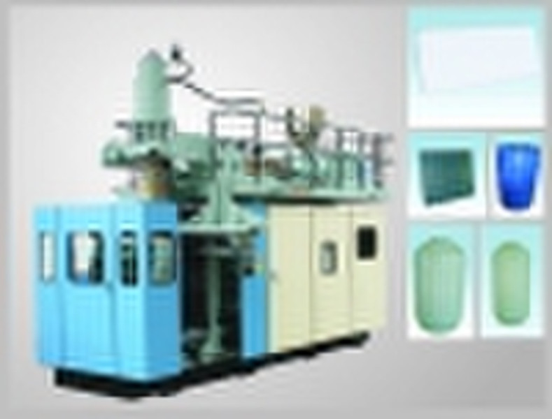 Automatic extrusion blow molding machine