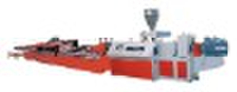 wood plastic profile production line