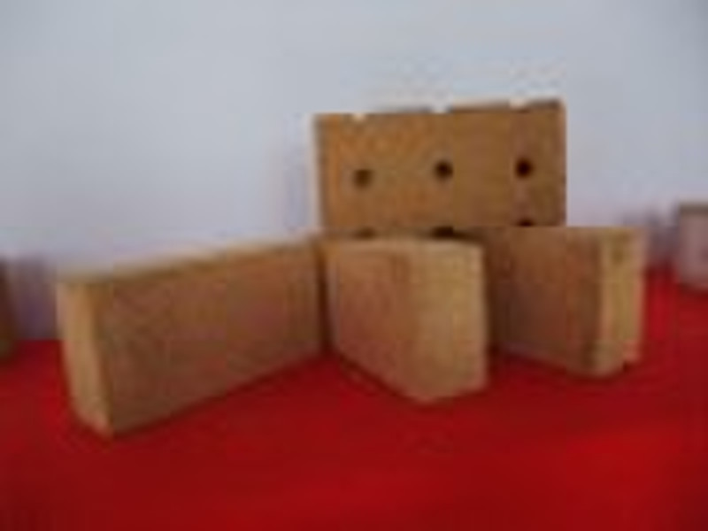 Light weight high alumina brick