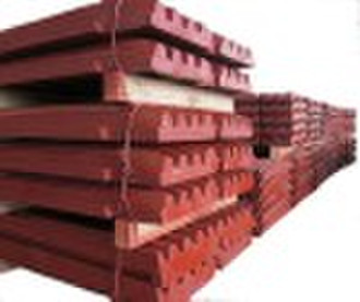 high manganese jaw plate