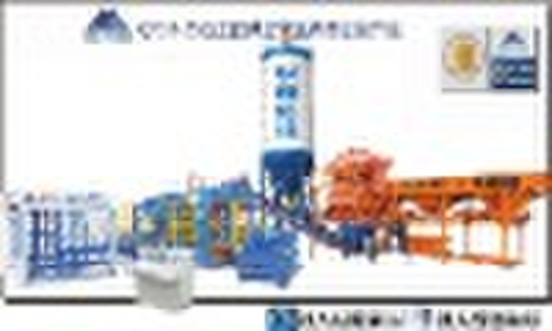 QT10-25 concrete block making machine