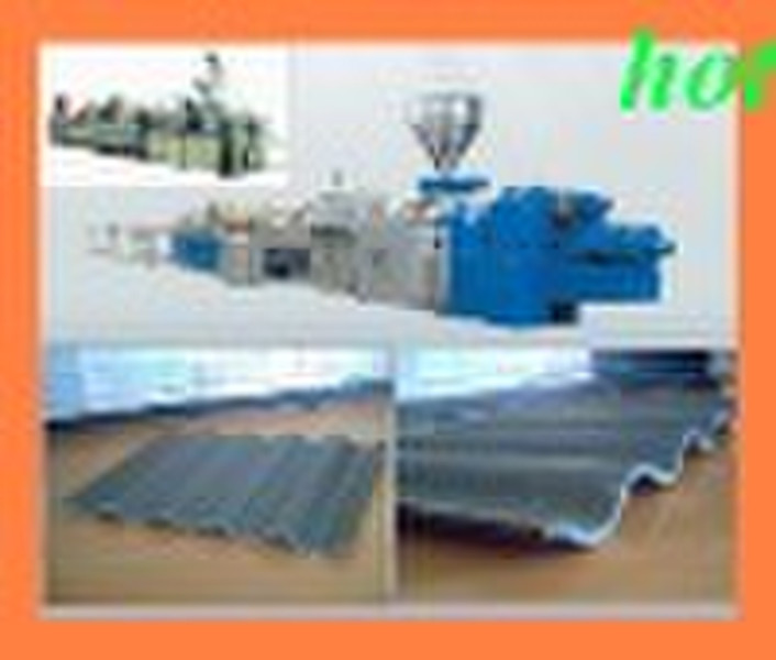wave board extrusion line