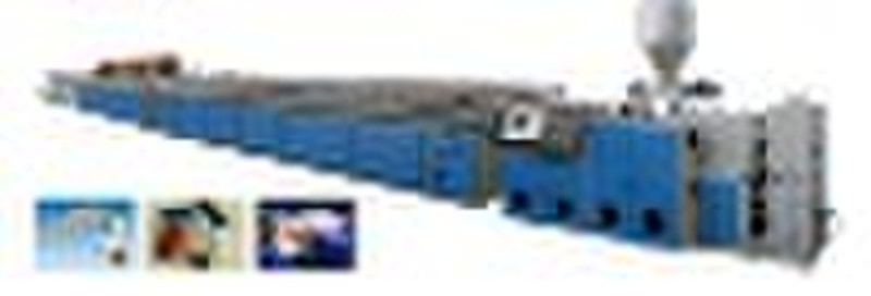 PVC plastic  profile extrusion line