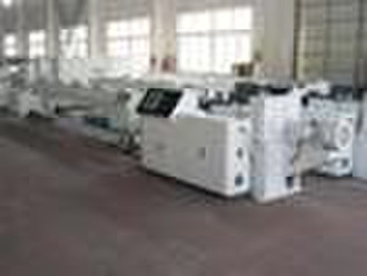 Plastic pipe production line