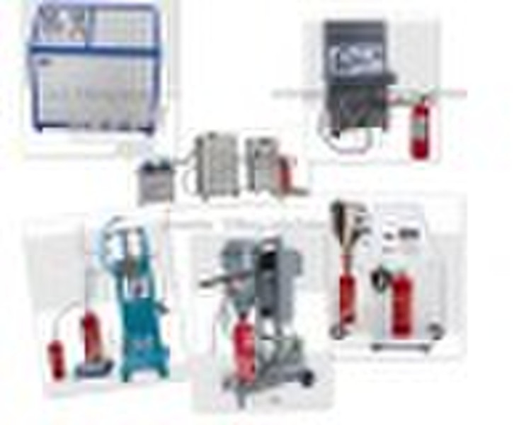 Fire extinguisher powder filling machine