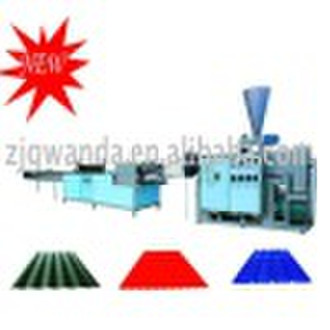 Roof sheet machine