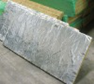 Rock wool board with fiber glass fabric