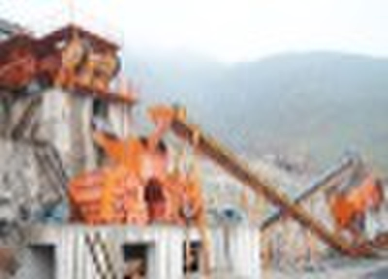 high capacity stone production line/rock crusher