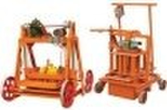 Mobile concrete block making machine(QMJ4(6)-45/QM